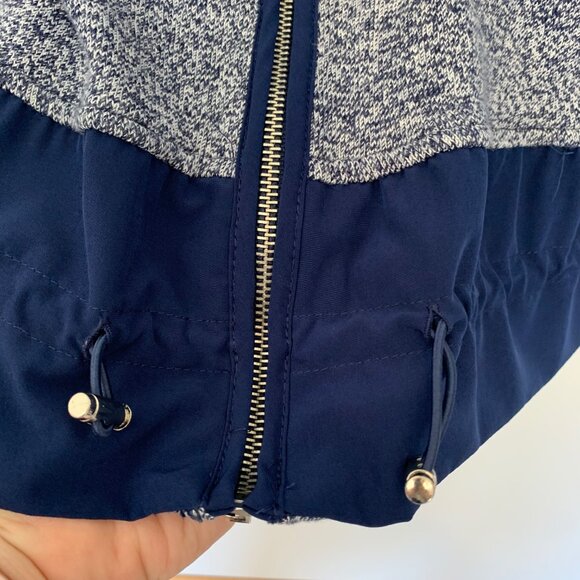 CHICO'S NAVY BLUE LONG SLEEVE SWEATER SIZE LARGE - Picture 2 of 7